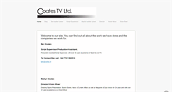 Desktop Screenshot of coates.tv